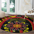 Australia Indigenous Children's Day Round Carpet Strong In Culture Stronger Together Aboriginal Art