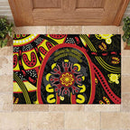 Australia Indigenous Children's Day Rubber Doormat Strong In Culture Stronger Together Aboriginal Art