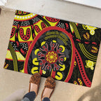 Australia Indigenous Children's Day Rubber Doormat Strong In Culture Stronger Together Aboriginal Art