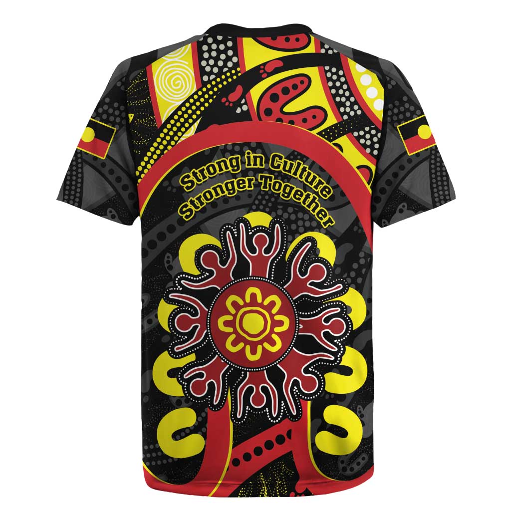 Australia Indigenous Children's Day Rugby Jersey Strong In Culture Stronger Together Aboriginal Art