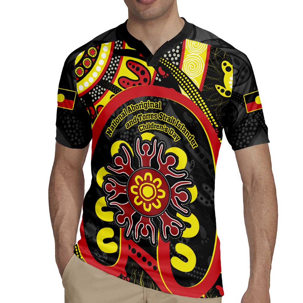 Australia Indigenous Children's Day Rugby Jersey Strong In Culture Stronger Together Aboriginal Art