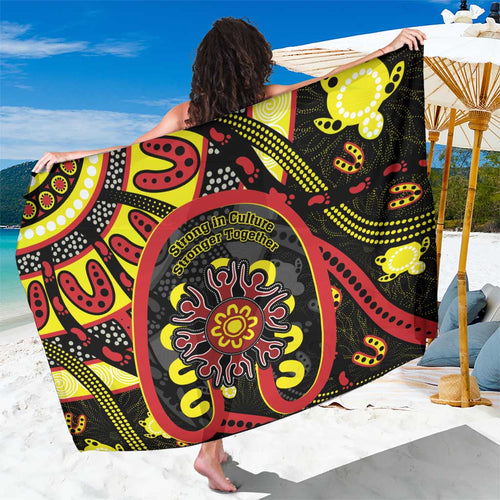 Australia Indigenous Children's Day Sarong Strong In Culture Stronger Together Aboriginal Art