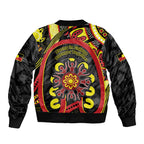 Australia Indigenous Children's Day Sleeve Zip Bomber Jacket Strong In Culture Stronger Together Aboriginal Art