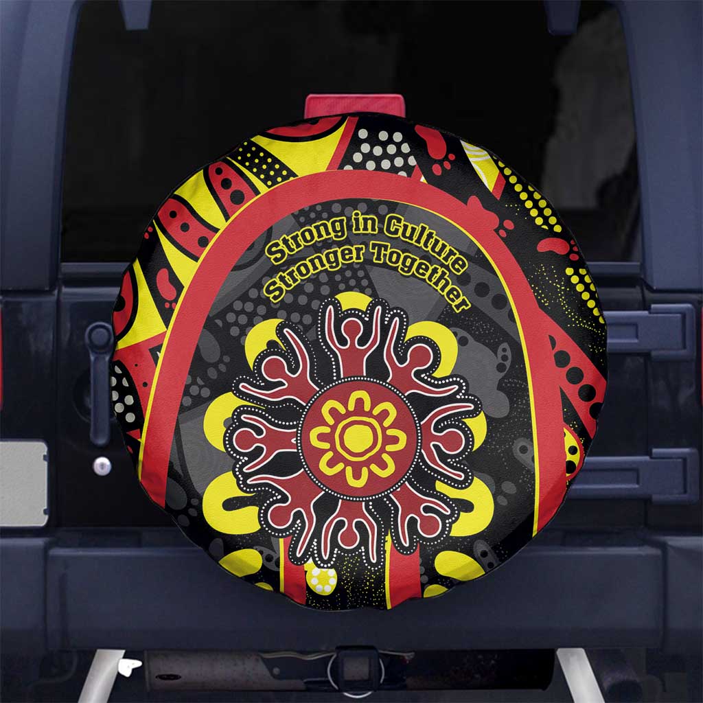 Australia Indigenous Children's Day Spare Tire Cover Strong In Culture Stronger Together Aboriginal Art
