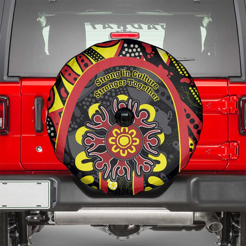 Australia Indigenous Children's Day Spare Tire Cover Strong In Culture Stronger Together Aboriginal Art