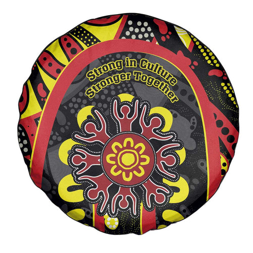 Australia Indigenous Children's Day Spare Tire Cover Strong In Culture Stronger Together Aboriginal Art