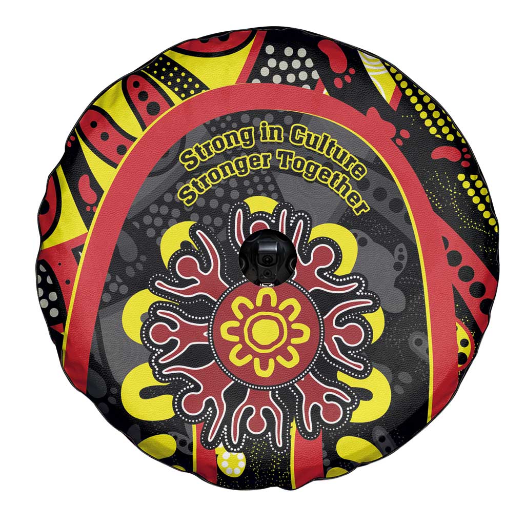 Australia Indigenous Children's Day Spare Tire Cover Strong In Culture Stronger Together Aboriginal Art