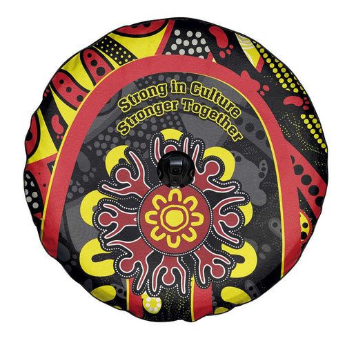 Australia Indigenous Children's Day Spare Tire Cover Strong In Culture Stronger Together Aboriginal Art