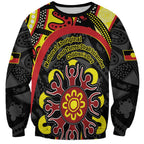 Australia Indigenous Children's Day Sweatshirt Strong In Culture Stronger Together Aboriginal Art