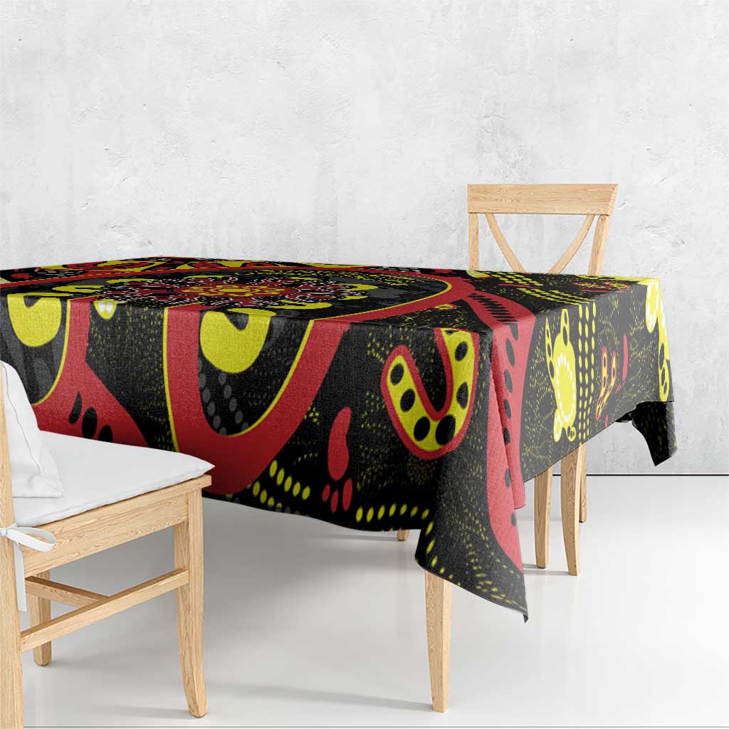 Australia Indigenous Children's Day Tablecloth Strong In Culture Stronger Together Aboriginal Art