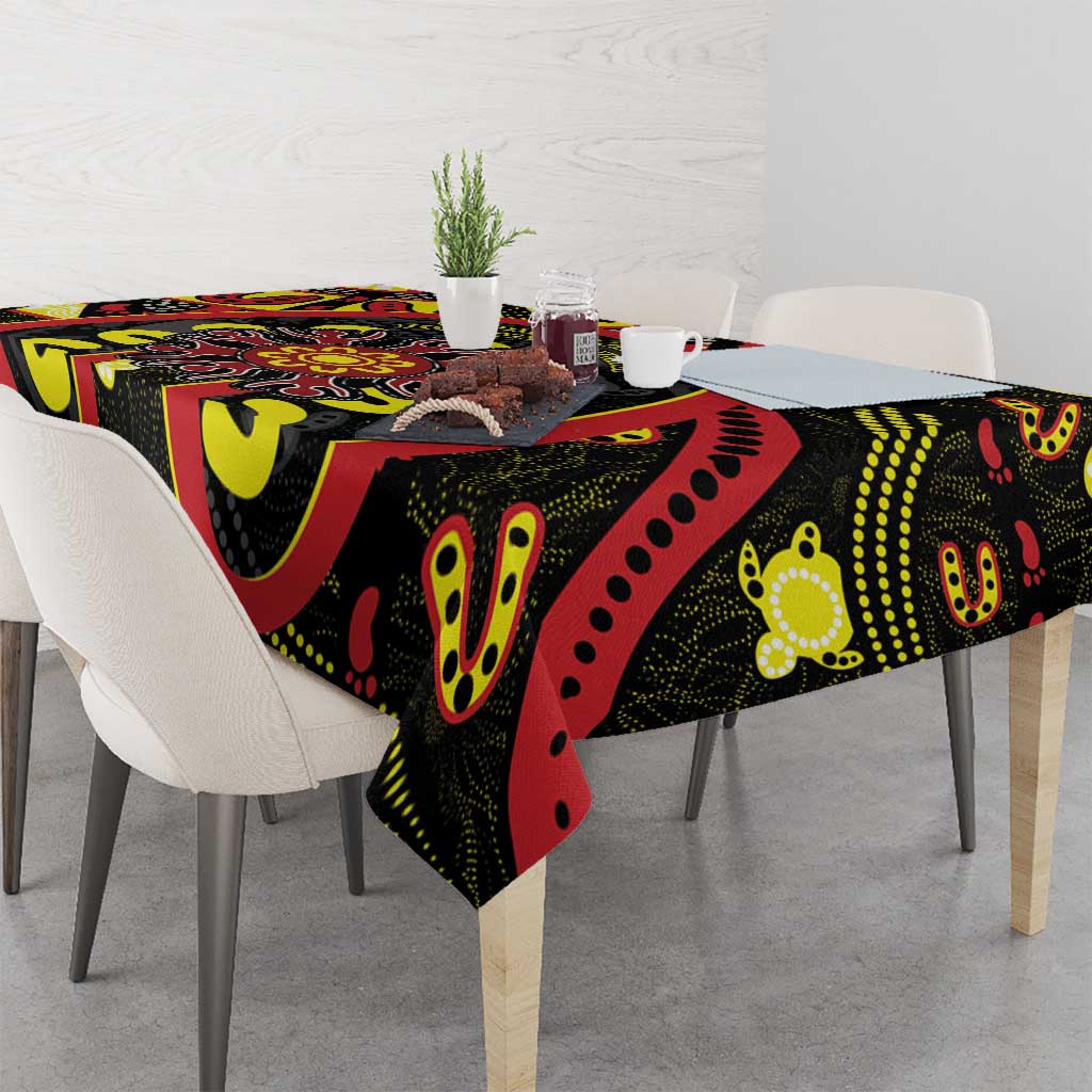 Australia Indigenous Children's Day Tablecloth Strong In Culture Stronger Together Aboriginal Art