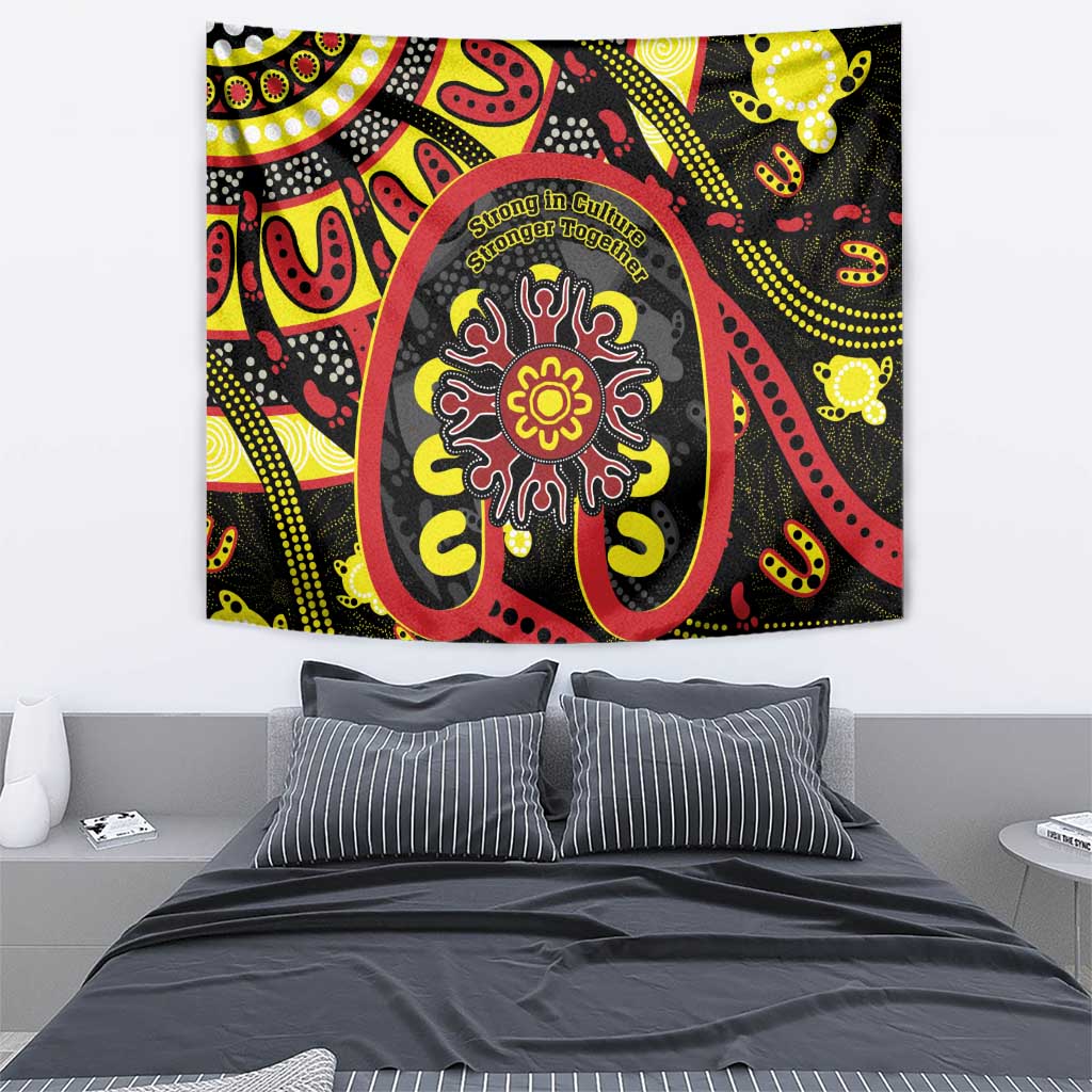 Australia Indigenous Children's Day Tapestry Strong In Culture Stronger Together Aboriginal Art