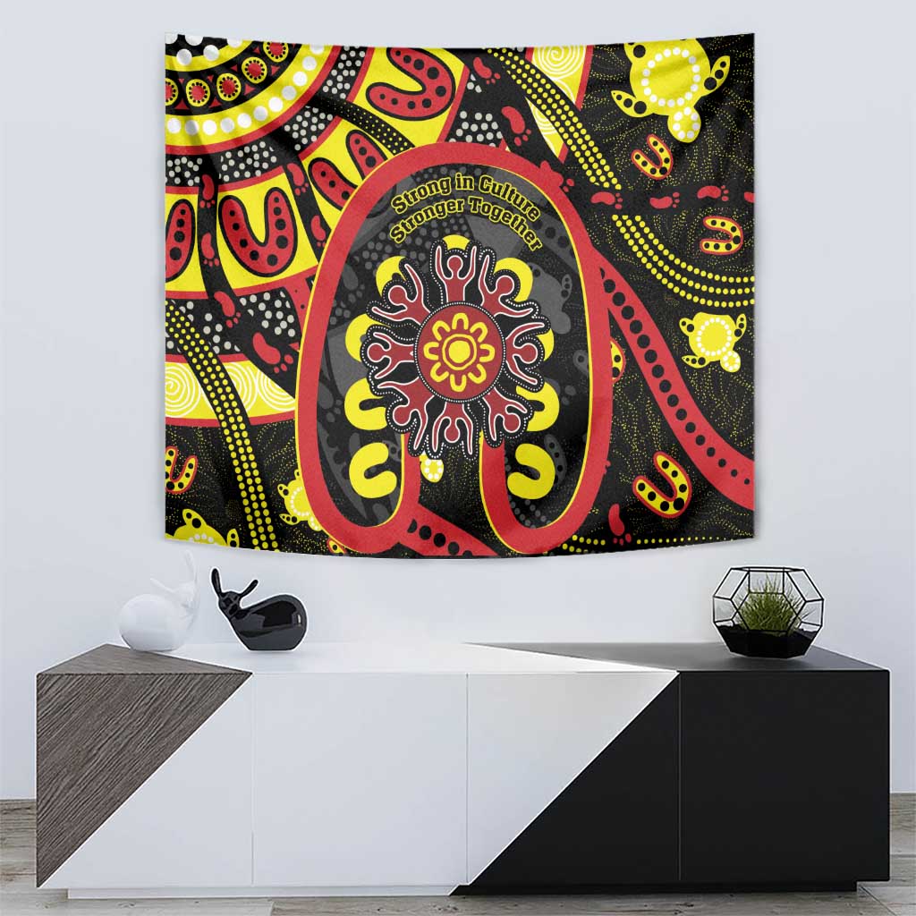 Australia Indigenous Children's Day Tapestry Strong In Culture Stronger Together Aboriginal Art