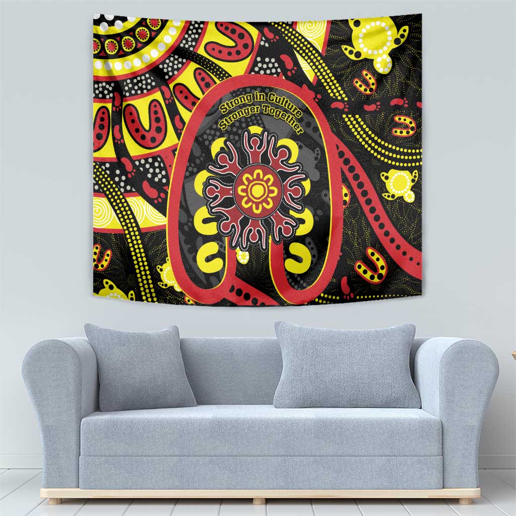 Australia Indigenous Children's Day Tapestry Strong In Culture Stronger Together Aboriginal Art