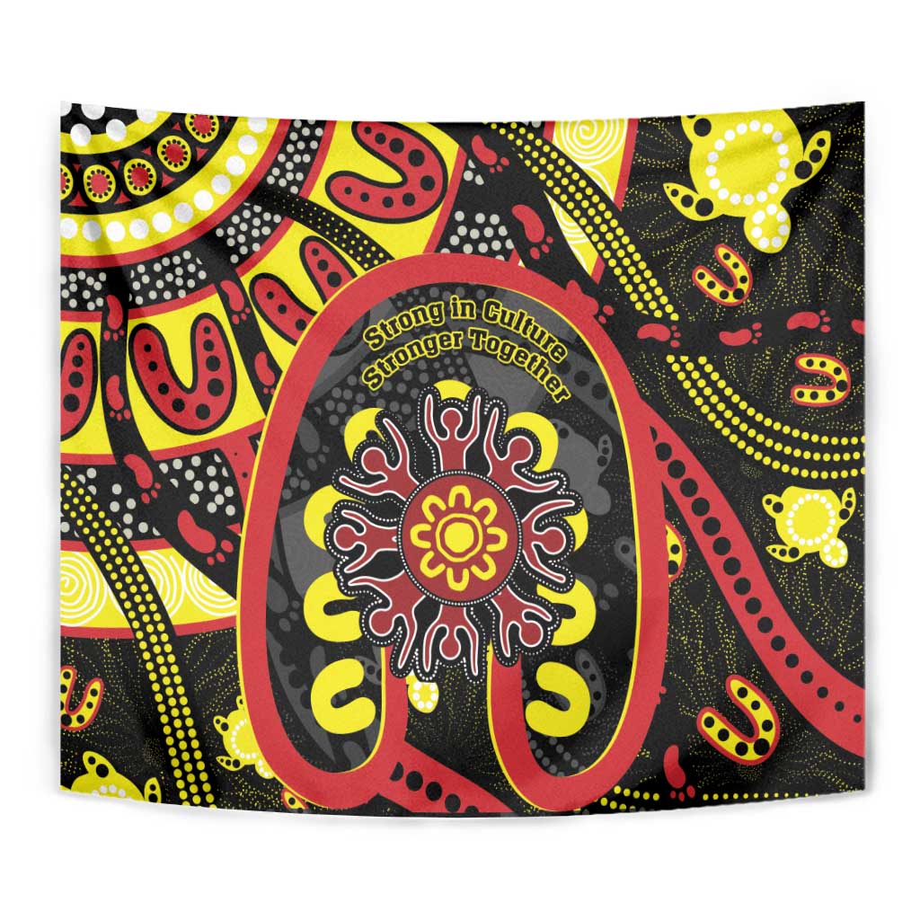 Australia Indigenous Children's Day Tapestry Strong In Culture Stronger Together Aboriginal Art