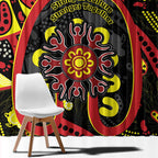 Australia Indigenous Children's Day Window Curtain Strong In Culture Stronger Together Aboriginal Art
