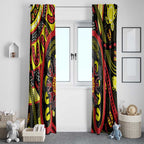 Australia Indigenous Children's Day Window Curtain Strong In Culture Stronger Together Aboriginal Art