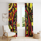 Australia Indigenous Children's Day Window Curtain Strong In Culture Stronger Together Aboriginal Art