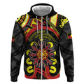 Australia Indigenous Children's Day Zip Hoodie Strong In Culture Stronger Together Aboriginal Art
