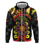 Australia Indigenous Children's Day Zip Hoodie Strong In Culture Stronger Together Aboriginal Art
