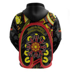 Australia Indigenous Children's Day Zip Hoodie Strong In Culture Stronger Together Aboriginal Art