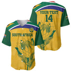 Custom South Africa Cricket Baseball Jersey Go Champions World Cup Proteas