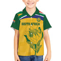 Custom South Africa Cricket Kid Hawaiian Shirt Go Champions World Cup Proteas