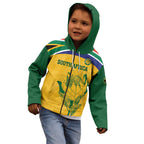 Custom South Africa Cricket Kid Hoodie Go Champions World Cup Proteas