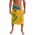 Custom South Africa Cricket Lavalava Go Champions World Cup Proteas