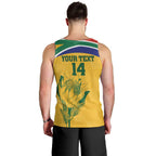 Custom South Africa Cricket Men Tank Top Go Champions World Cup Proteas