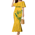 Custom South Africa Cricket Mermaid Dress Go Champions World Cup Proteas
