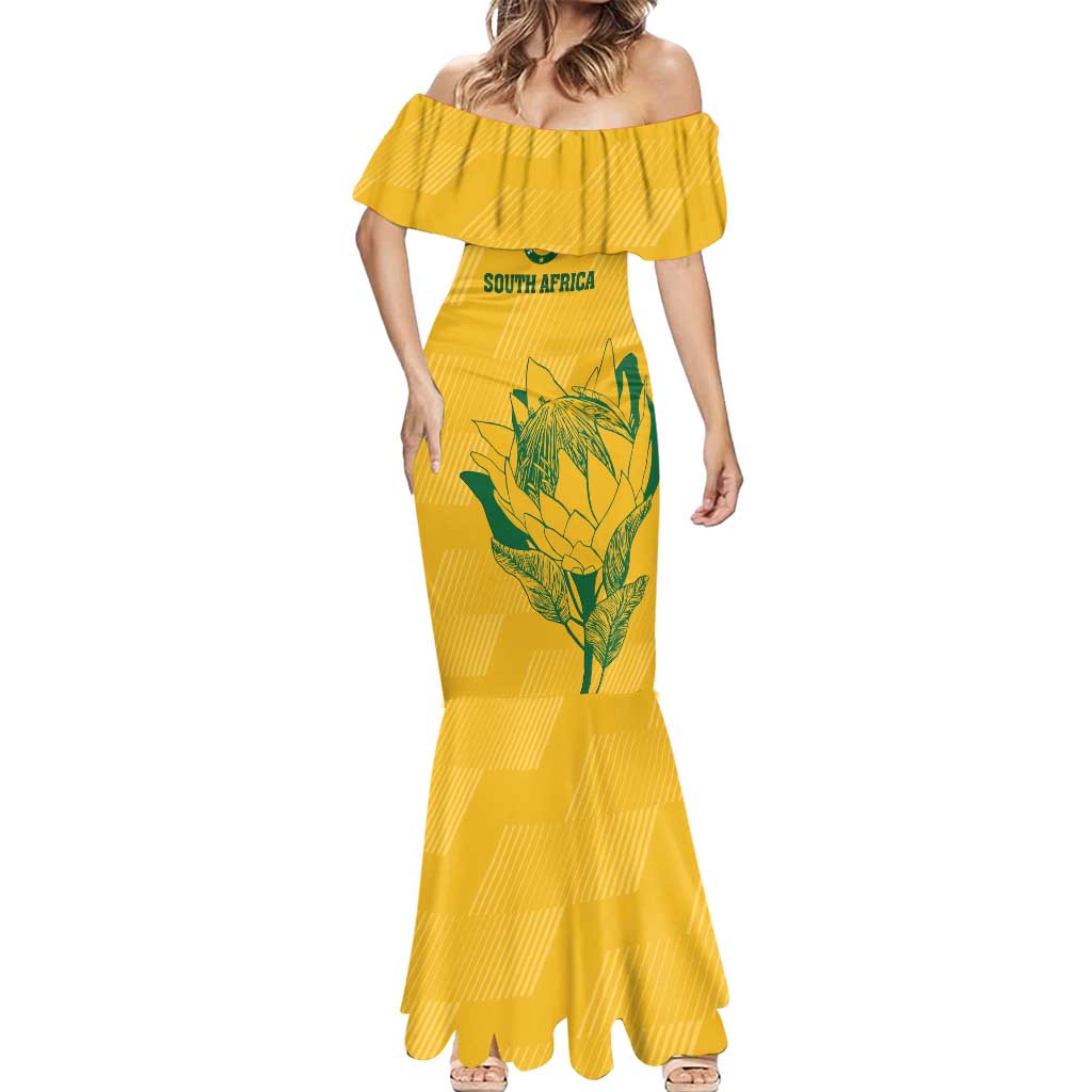 Custom South Africa Cricket Mermaid Dress Go Champions World Cup Proteas