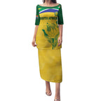 Custom South Africa Cricket Puletasi Go Champions World Cup Proteas