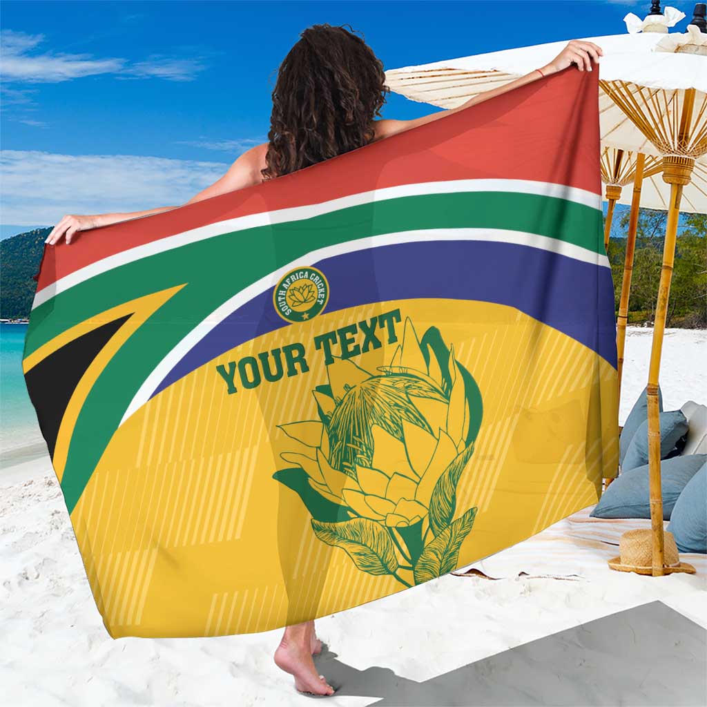 Custom South Africa Cricket Sarong Go Champions World Cup Proteas