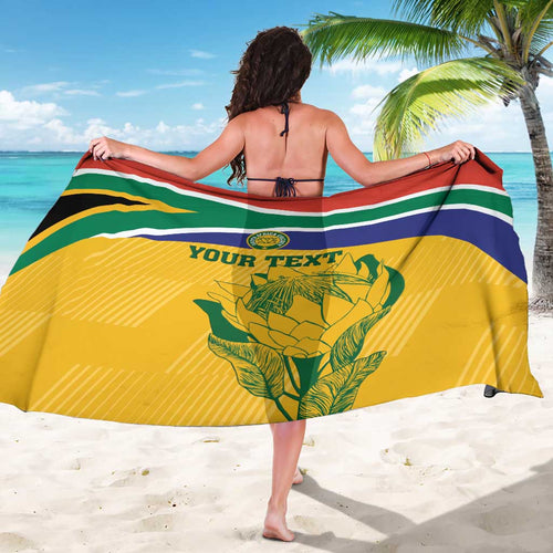Custom South Africa Cricket Sarong Go Champions World Cup Proteas
