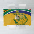Custom South Africa Cricket Tablecloth Go Champions World Cup Proteas