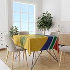 Custom South Africa Cricket Tablecloth Go Champions World Cup Proteas