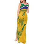 Custom South Africa Cricket Tank Maxi Dress Go Champions World Cup Proteas