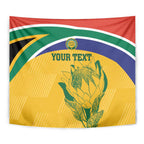 Custom South Africa Cricket Tapestry Go Champions World Cup Proteas