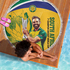 South Africa Cricket Beach Blanket 1st Champions World Cup Proud Of Our Boys
