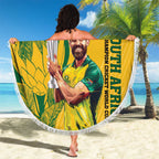South Africa Cricket Beach Blanket 1st Champions World Cup Proud Of Our Boys
