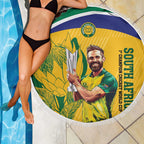 South Africa Cricket Beach Blanket 1st Champions World Cup Proud Of Our Boys