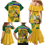 South Africa Cricket Family Matching Mermaid Dress and Hawaiian Shirt 1st Champions World Cup Proud Of Our Boys