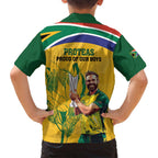 South Africa Cricket Family Matching Tank Maxi Dress and Hawaiian Shirt 1st Champions World Cup Proud Of Our Boys