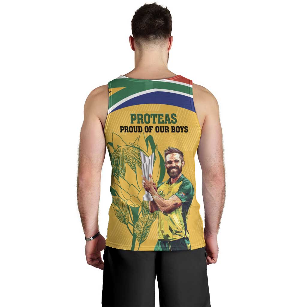 South Africa Cricket Men Tank Top 1st Champions World Cup Proud Of Our Boys