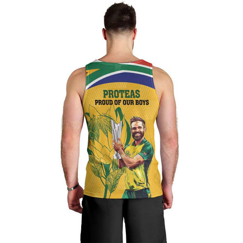 South Africa Cricket Men Tank Top 1st Champions World Cup Proud Of Our Boys