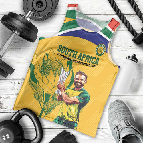 South Africa Cricket Men Tank Top 1st Champions World Cup Proud Of Our Boys