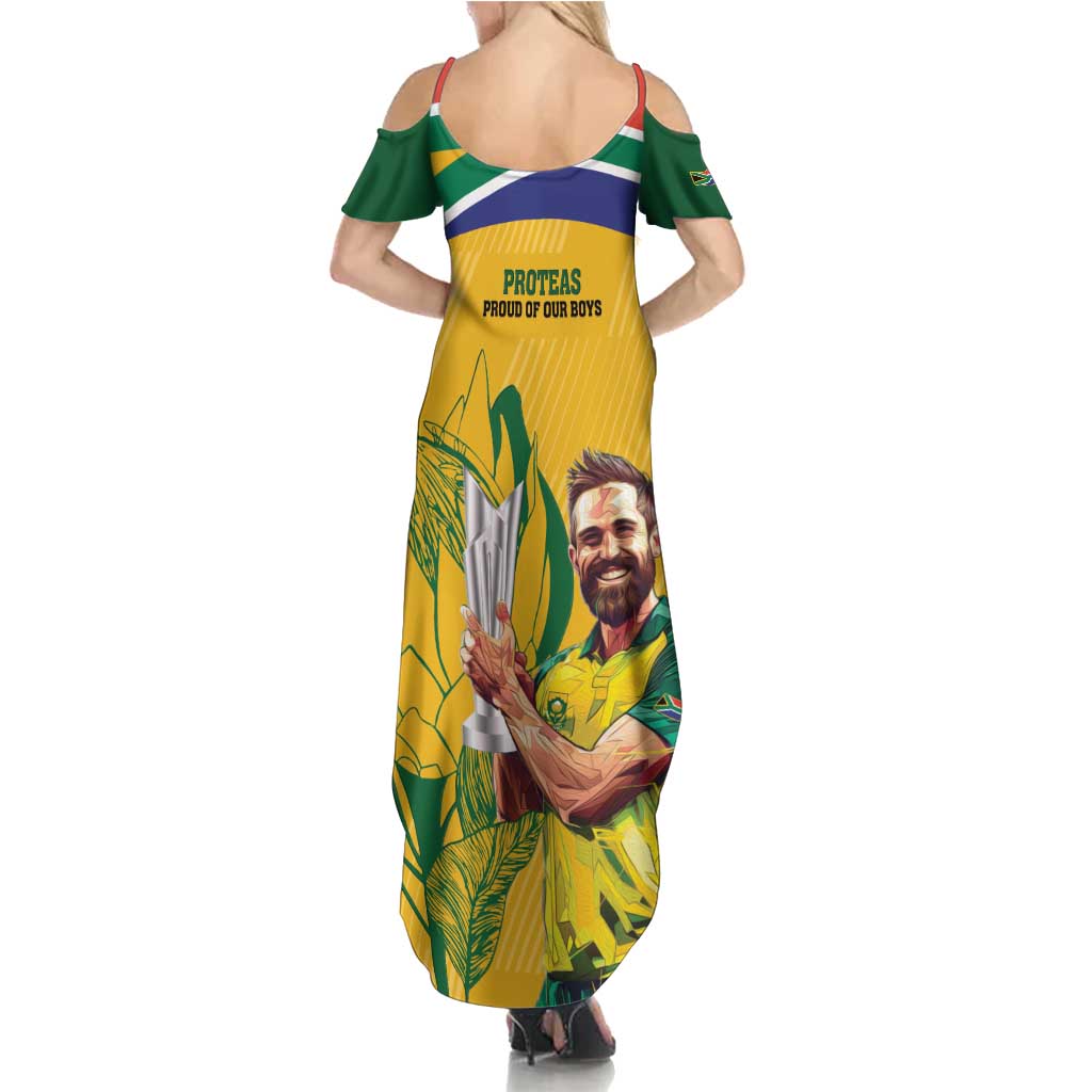 South Africa Cricket Summer Maxi Dress 1st Champions World Cup Proud Of Our Boys