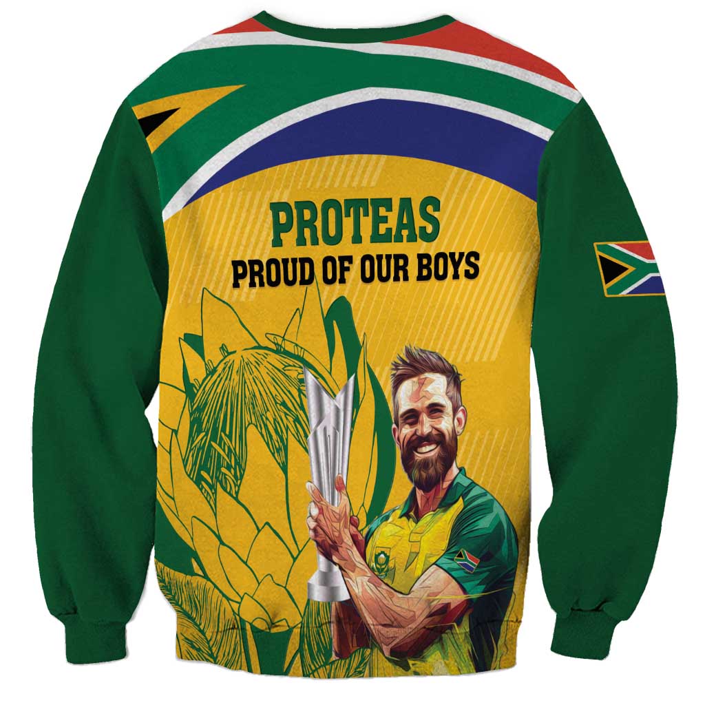 South Africa Cricket Sweatshirt 1st Champions World Cup Proud Of Our Boys