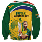 South Africa Cricket Sweatshirt 1st Champions World Cup Proud Of Our Boys